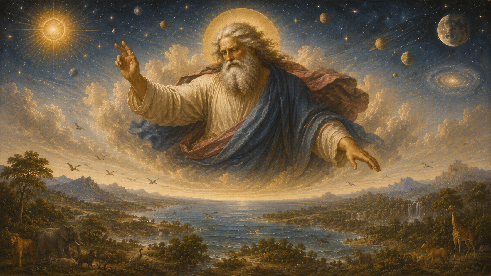 God the Creator above creation