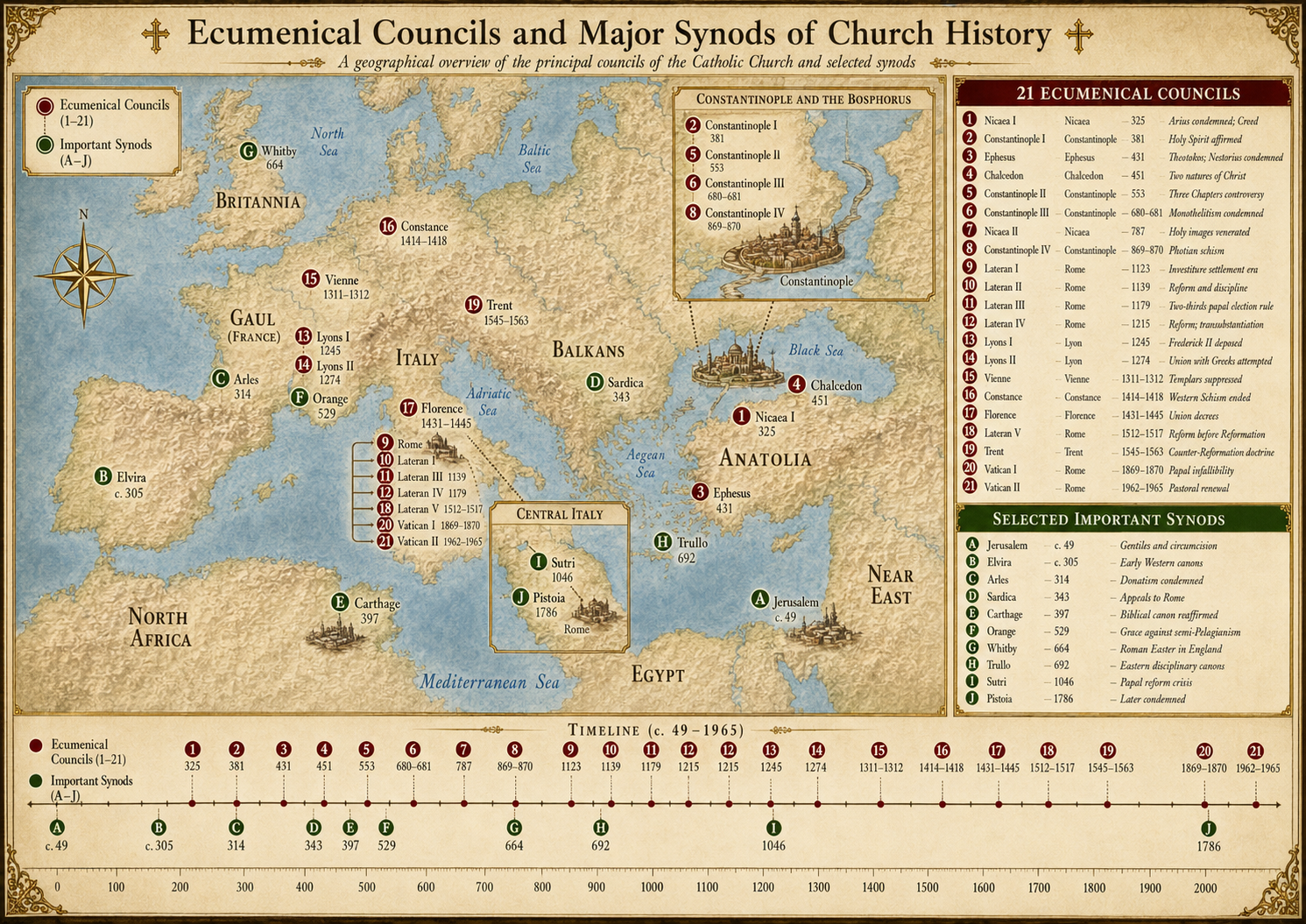 Full-resolution map of ecumenical councils